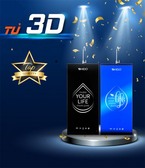 vỏ tủ 3d đẳng cấp cho máy lọc nước