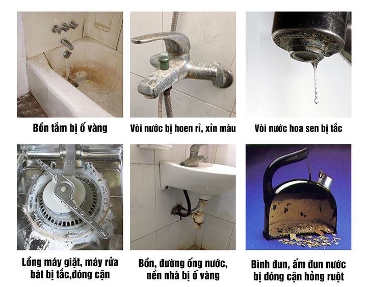 Nước sinh hoạt bị nhiễm bẩn