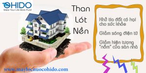 Than hoạt tính lót nền, khử tia đất