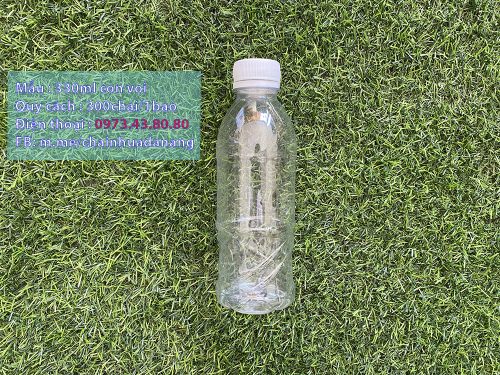 Mẫu chai nhựa pet 330ml tại đà nẵng - mẫu con voi