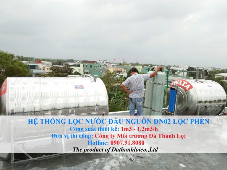 Hệ thống lọc nước phèn sắt DN02 tại Quảng Nam