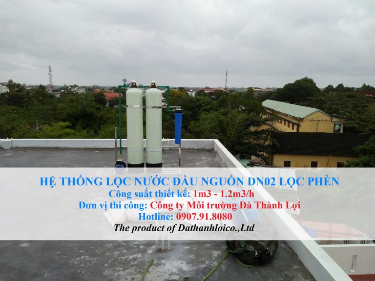 Hệ thống lọc nước phèn sắt DN02 tại Quảng Nam