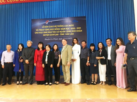 Lễ bàn giao máy lọc nước cho trường học