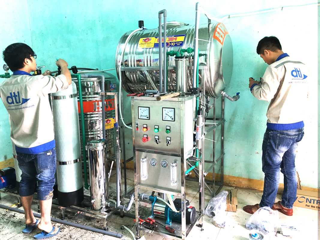 Máy lọc nước cho trường học tại Tây Giang - Quảng Nam