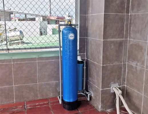hệ thống máy lọc nước sinh hoạt gia đình 1 cột lọc