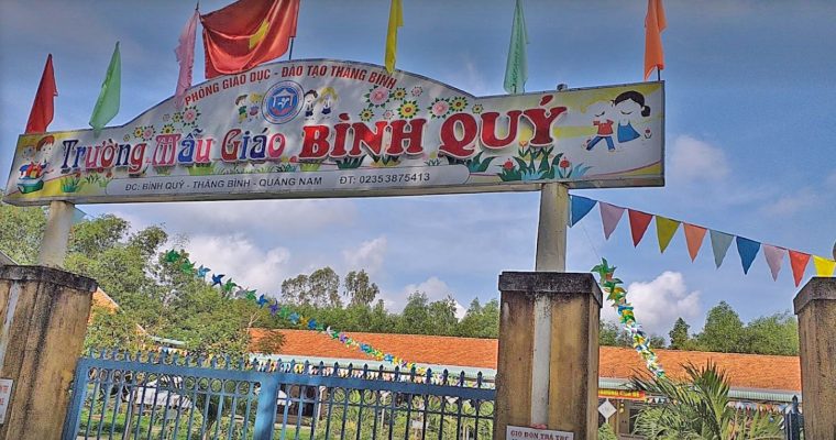 Máy lọc nước cho trường học mẫu giáo Bình Quý, Thăng Bình, Quảng Nam