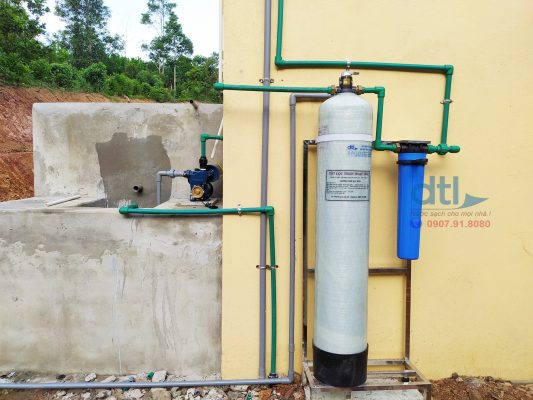 Hệ thống lọc nước đầu nguồn khử clo dư trong nước máy