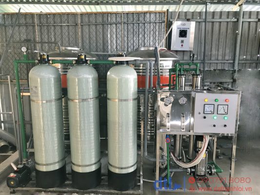Hệ thống máy lọc nước tinh khiết DDafd Thành Lợi lắp đặt tại bệnh viện Trà Cú