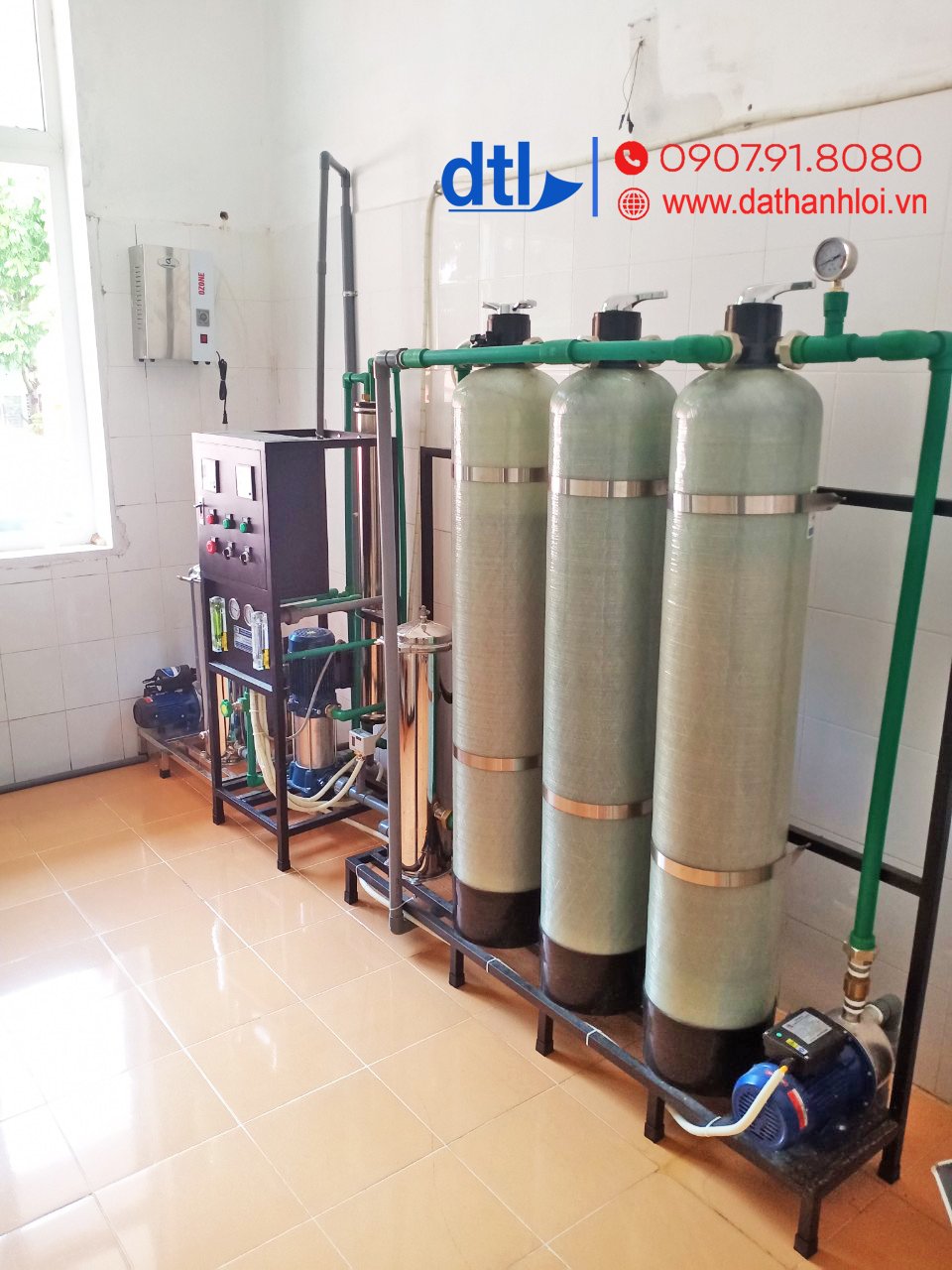 Hệ thống lọc nước tinh khiết tại Bệnh viện ĐKKV Yên Minh 