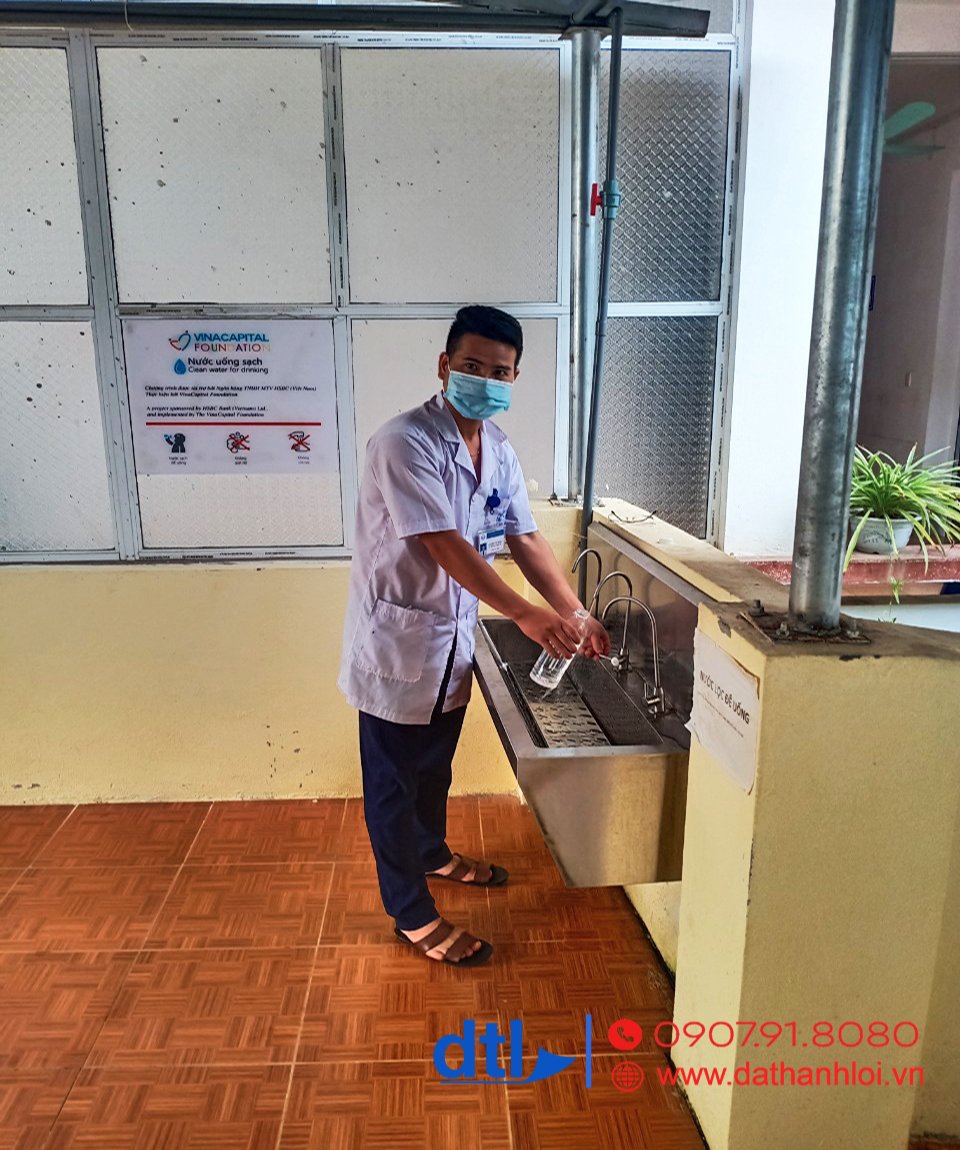 Bệnh viện ĐKKV Yên Minh tự chủ nguồn nước tinh khiết trong mùa dịch COVID-19