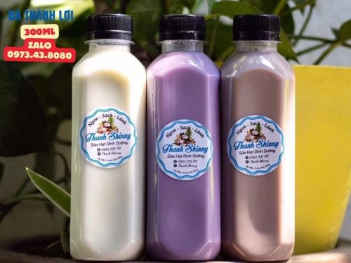 Chai nhựa vuông 300ml đựng nước ép, sữa hạt