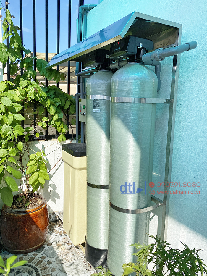 Hệ thống lọc nước sinh hoạt 2 cột auto van tự động