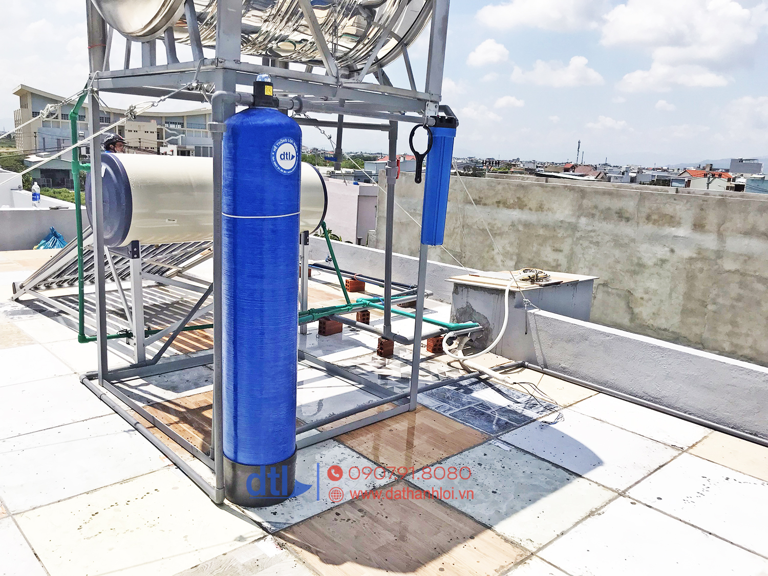 Hệ thống lọc nước sinh hoạt DN01 lọc lại nước thủy cục