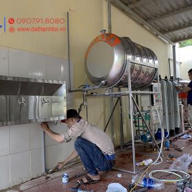 Thi công lắp đặt máy lọc nước ro tại trường học Lê Lợi