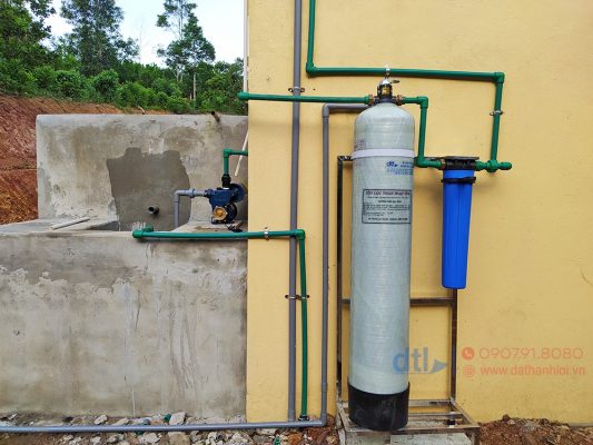 hệ thống lọc nước giếng khoan nhiễm phèn