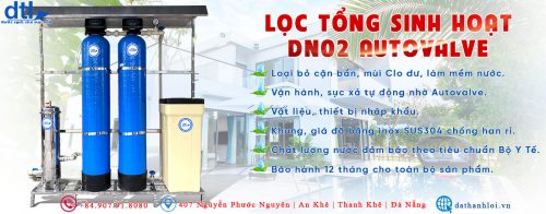 Hệ thống lọc tổng sinh hoạt DN02 Autovalve