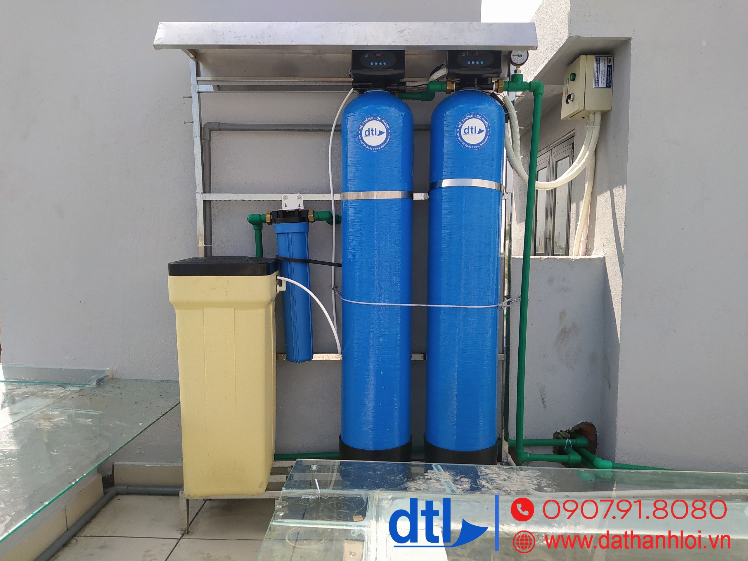 Hệ thống lọc tổng DN02 lọc nước sinh hoạt tại Đà Nẵng