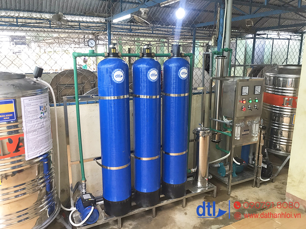 Hệ thống máy lọc nước trường học tại Nam Trà My