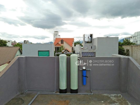 Máy lọc nước đầu nguồn dùng cho sinh hoạt 2 cột lọc Máy lọc nước đầu nguồn dùng cho sinh hoạt 2 cột lọc