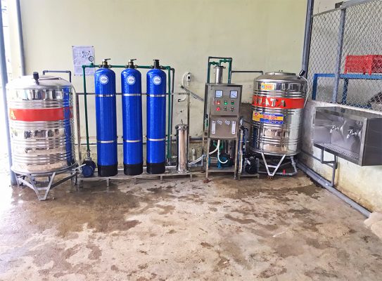 hệ thống máy lọc nước trường học tại nam trà my