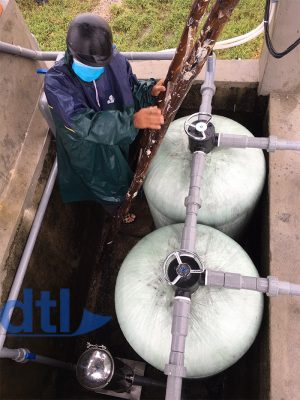 Hệ thống lọc nước giếng khoan công nghiệp lắp tại Hướng Hóa - Quảng Trị