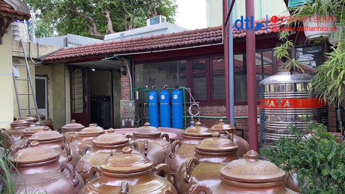 Hệ thống máy lọc nước dùng cho sản xuất rượu