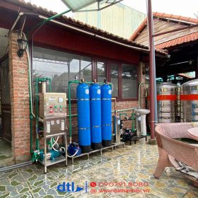 Hệ thống máy lọc nước phục vụ sản xuất rượu