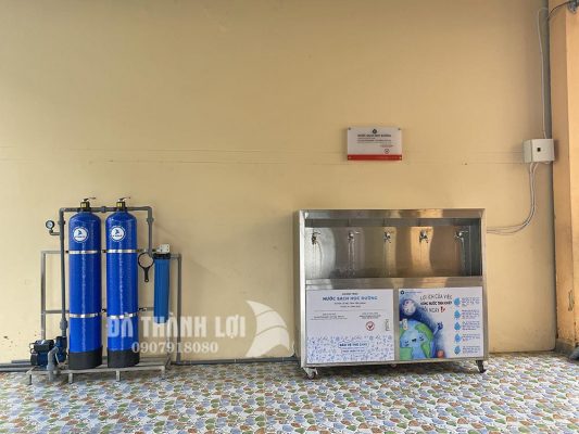 Hệ thống máy lọc nước uống dùng cho trường học
