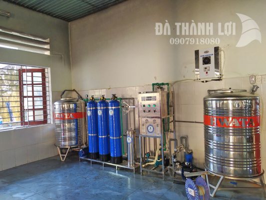 hệ thống lọc nước trường học tại Nam Trà My