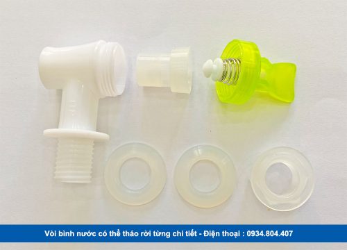 Vòi bình nước 20l có thể tháo rời từng chi tiết