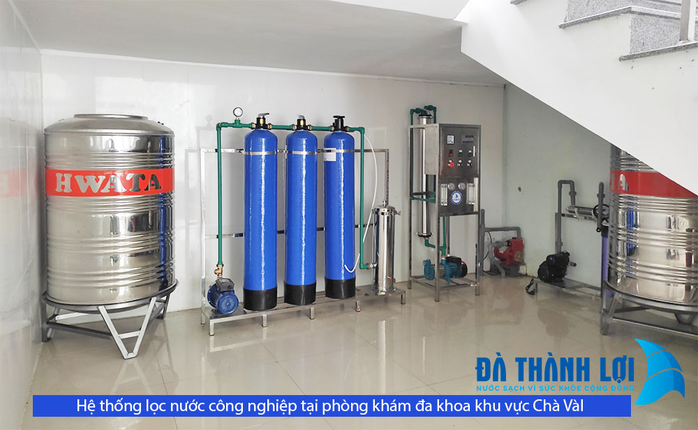 Máy lọc nước uống công nghiệp tại phòng khám đa khoa khu vực Chà Vàl