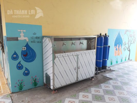 Hệ thống máy lọc nước uống tại trường Tiểu Học Phan Lương Trực