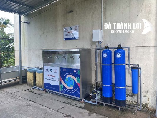 Hệ thống máy lọc nước uống tại trường Tiểu Học Tân Hưng