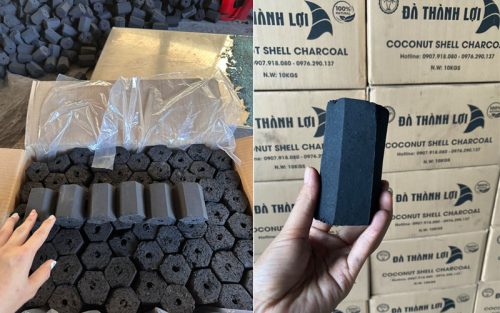 Than sạch từ gáo dừa là sản phẩm dùng xông hơ sau sinh an toàn