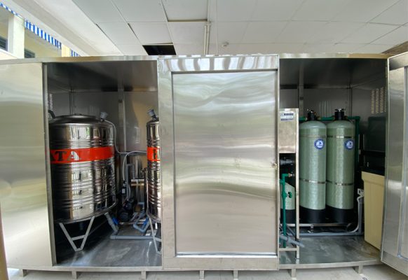 Hệ thống máy lọc nước công suất lớn Đà Thành Lợi lắp đặt cho trường học