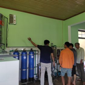 Hệ thống lọc nước trường PTDTBT THCS Trà Dơn