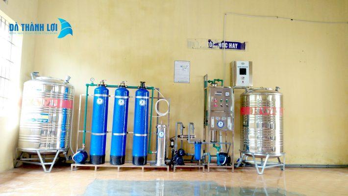 Hệ thống lọc nước trường tiểu học Cà Dy 1