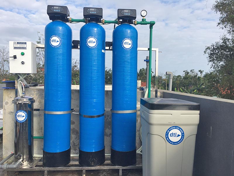 Hệ thống lọc tổng đầu nguồn xử lý nước nhiễm phèn của Đà Thành Lợi