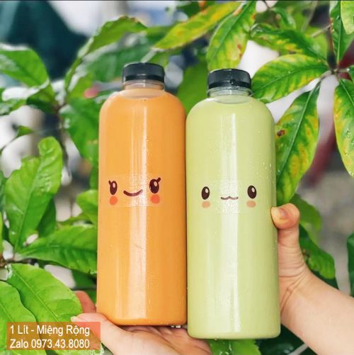 chai nhựa 1 lít đựng sữa hạt giá rẻ