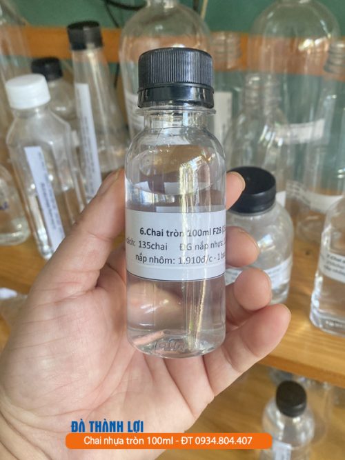 Chai nhựa dung tích 100ml