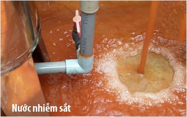 Nước nhiễm sắt - cách xử lý triệt để