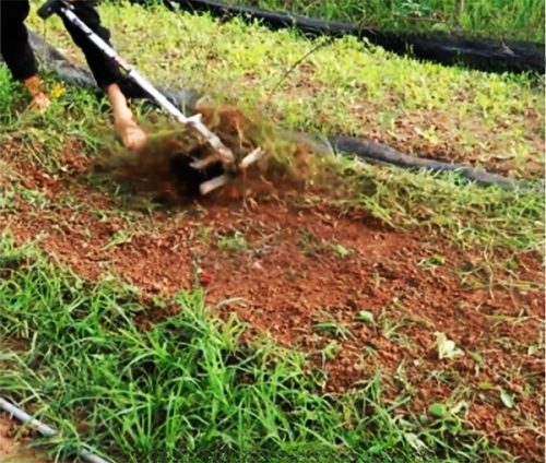 Đầu xới đất gắn cho máy cắt cỏ