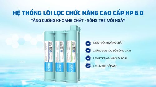 Cụm lõi smax 6.2hp Máy lọc nước RO Karofi KAQ-U50K