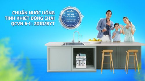 Máy lọc nước RO để gầm thương hiệu Karofi KAQ-U50K