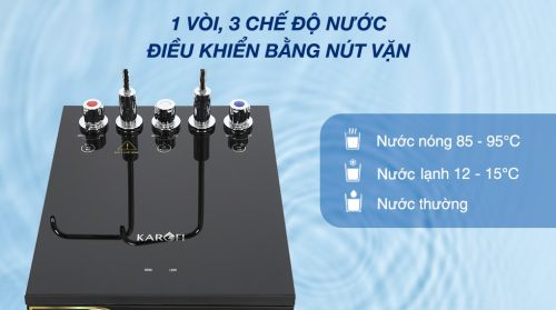 Máy lọc nước RO nóng nguội lạnh Karofi KAD-X39 10 lõi