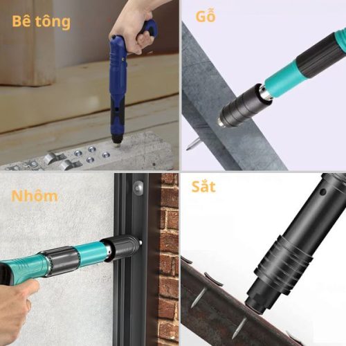 Đinh hạt nổ bắn được trên mọi chất liệu