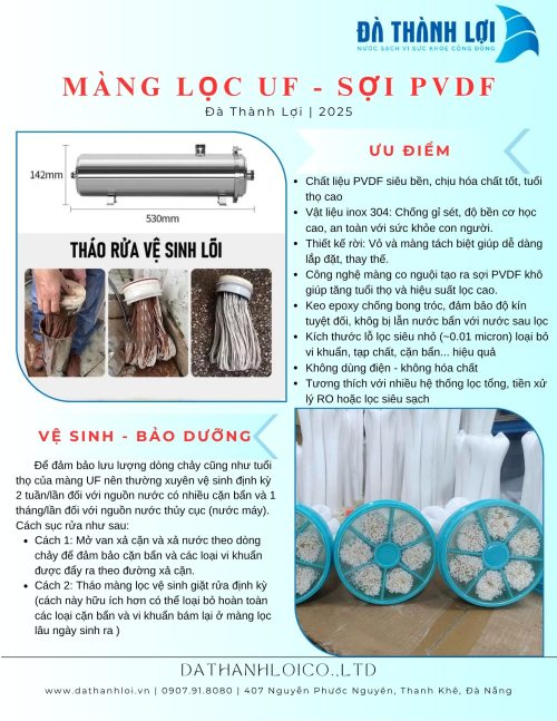 Màng UF sợi PVDF 3
