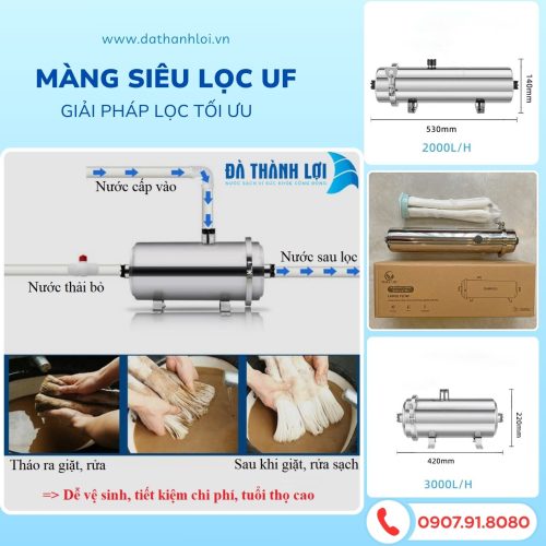 Màng UF sợi PVDF 4
