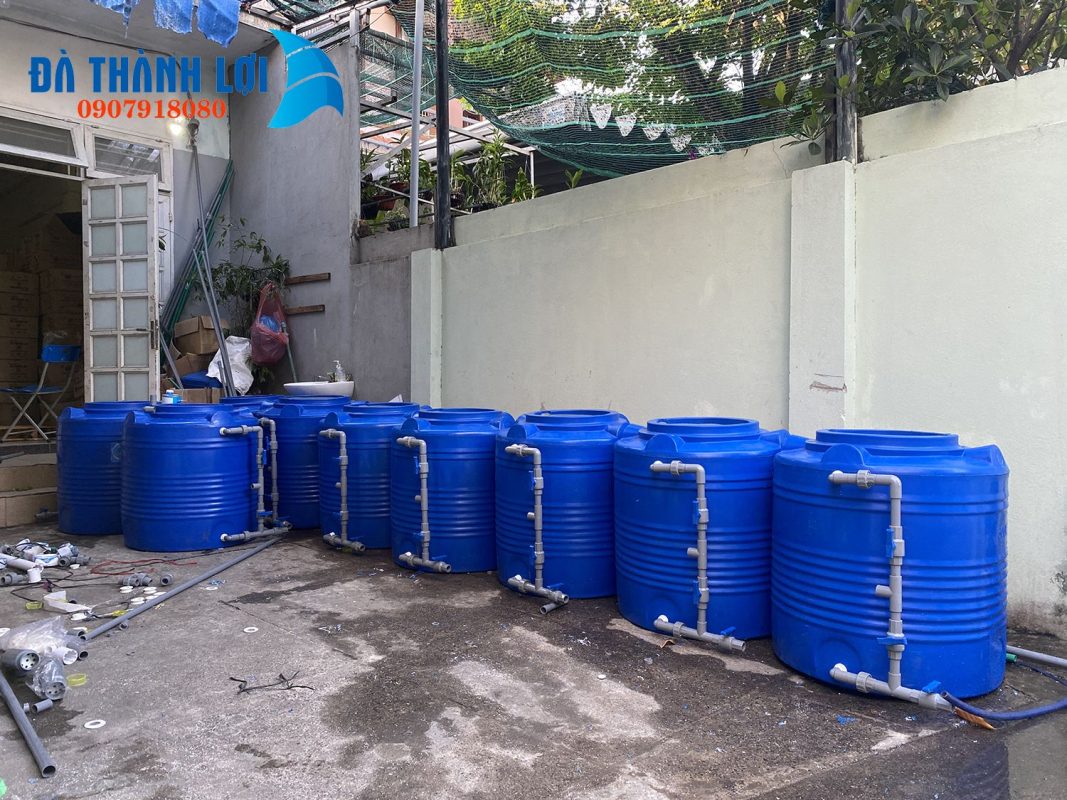 Bộ lọc thô tự chế từ bồn nhựa