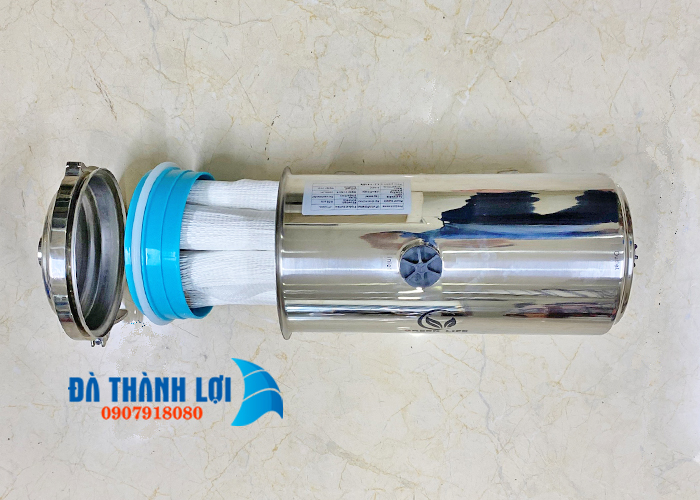 Lọc tổng sử dụng màng siêu lọc UF nay có thể tháo rời để vệ sinh và tái sử dụng dễ dàng Lọc tổng sử dụng màng siêu lọc UF